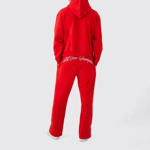 Trajes Deportivos Transpirables para Hombre, 2025, de la Mejor Calidad, 100% Algodón, Talla Grande, con Logotipo Personalizado y Estampado Desgastado por el Sol - Product Image 2