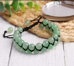 Natural Green Aventurine <b>Crystal</b> <b>Bracelet</b> Green Aventurine Healing <b>Crystal</b> <b>Bracelet</b> Green Aventurine Gemstone <b>Bead</b> <b>Bracelet</b> Natu - Product Image 1