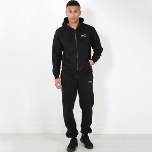 Conjunto Deportivo para Hombre, Estilo Urbano, Corte Regular, 100% Algodón Grueso, con Pantalones Deportivos Holgados, Resistente al Viento, Transpirable y Ecológico - Product Image 3
