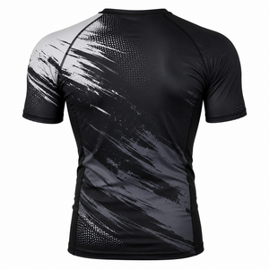 T-shirt de compression à manches longues pour homme, protection UV, séchage rapide, idéal pour la gym, la course et le fitness - Product Image 2