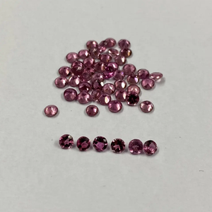3.5mm Tourmaline rose naturelle à facettes ronde coupe brillante en gros pierres précieuses en vrac bijoux de mode du fabricant vérifié - Product Image 2
