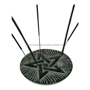 Porta Incienso Ecológico con Diseño de Pentagrama, Plato para Varillas de Incienso de Piedra de Jabón para Meditación, al Mejor Precio, Venta al Por Mayor - Product Image 3