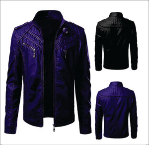 Men Fashion Clothing <b>Long</b> Sleeves Latest Style Breathable <b>Leather</b> <b>Jacket</b> Winter <b>Jacket</b> For Men Use - Product Image 1