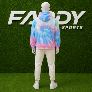 Sudadera con Capucha Oversize Unisex Tie Dye Personalizada al por Mayor, de Algodón Grueso Estilo Streetwear, Pullover Y2K para Hombre y Mujer, Tallas Grandes - Product Image 5
