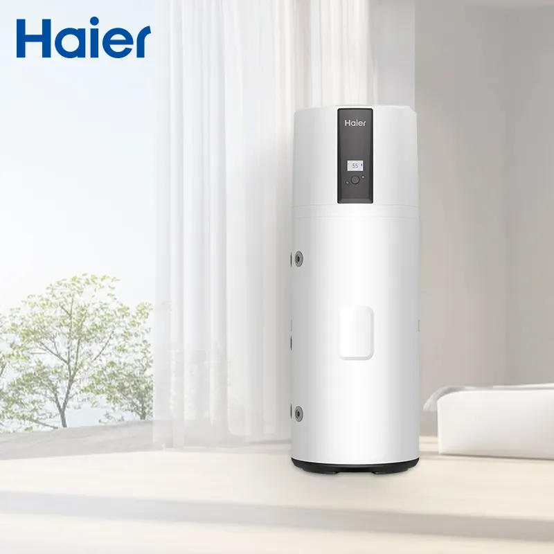 Haier Inverter pemanas air, penyimpanan termal ramah lingkungan 220v 200 Liter Dc R290 pompa panas tangki air panas