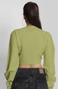 Top Corto de Moda al por Mayor para Mujer, Estilo Veraniego, Ajustado al Cuerpo, Perfecto para Uso Casual, Básico pero de Alta Calidad - Product Image 6