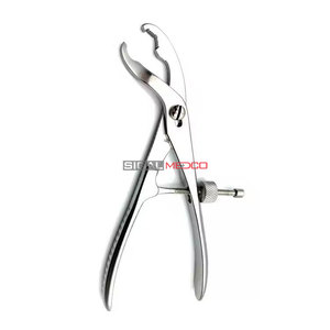 Pince à os professionnelle Verbrugge, instrument chirurgical orthopédique de qualité supérieure en acier inoxydable, réutilisable, manuelle - Product Image 1