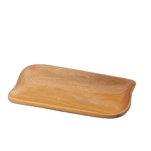 Venta caliente 100 piezas Platos y platos de madera seguros redondos con diseños apilables para un fácil almacenamiento ecológico - Product Image 3