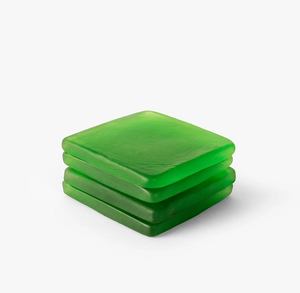 Manteles Individuales de Resina en Forma de Corazón, Antideslizantes, Diseño Moderno, Color Verde, Juego de 4 - Product Image 6