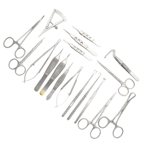 Kit d'instruments chirurgicaux ophtalmiques professionnels pour blepharoplastie, en acier inoxydable, réutilisable, pour la chirurgie des paupières - Product Image 2