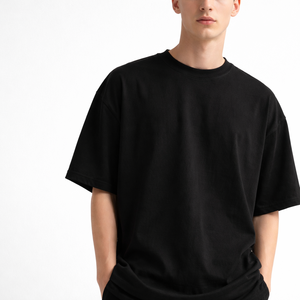 Fabricantes de Camisetas Extra Grandes Personalizadas de Alta Calidad, 100% Algodón, Lisas, con Hombros Caídos y Corte Cuadrado para Hombre - Product Image 1