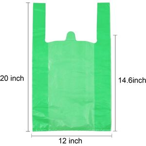 Sacchetti per la spesa in plastica per il Giorno di San Patrizio, 12x20 pollici, con manici a T, per uso commerciale/negozio, Bolsas De Plastico Para - Product Image 3