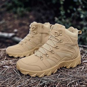 Botas de Trabajo y Senderismo para Hombre, de 6 Pulgadas de Altura, con Cierre Lateral, Zapatos para Desierto - Product Image 5