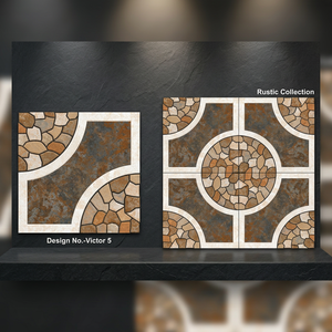 Meilleur prix Porcelaine émaillée antidérapante Carreaux de sol robustes pour l'extérieur 40x40cm 30x30cm 16x16 Céramique Sel et Poivre Design - Product Image 3