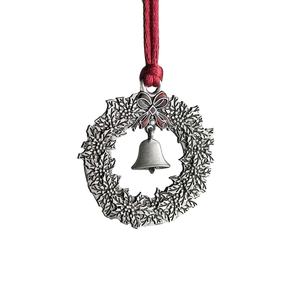 Calcetín de Metal Chapado en plata de diseño moderno, adorno decorativo de Navidad colgante para decoración festiva de árbol de vacaciones, decoración del hogar - Product Image 1