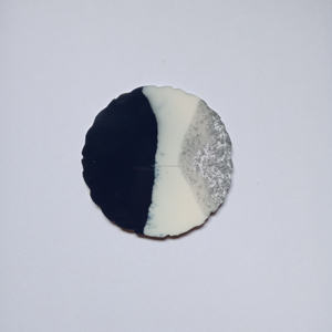 Multicolor White <b>Silver</b> Resin <b>Coasters</b> European Design 4 Inch Most Trending Classic Style Housewarming Mat Pads Gifts for Home - Product Image 1