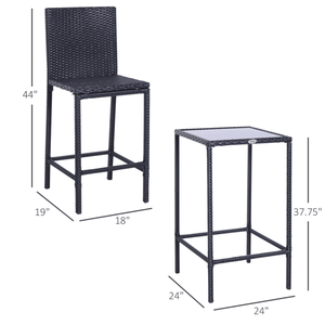 Garden Sets <b>Height</b> <b>Adjustable</b> Bar <b>Stool</b> - Product Image 3