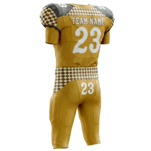 Équipement d'entraînement de football américain en cuir PU, taille officielle américaine, manches courtes - Product Image 3