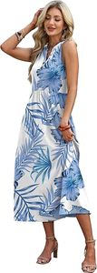 Robes d'été pour femmes, robe maxi, robes de plage pour les vacances, robes d'été 2026 avec poches - Product Image 5