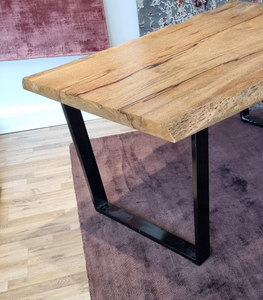 Table et chaises de salle à manger en bois massif de style antique, reproduction de meubles de luxe pour 6 personnes - Product Image 6