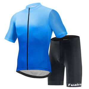 Ensemble de maillot de cyclisme personnalisé respirant de haute qualité pour hommes et femmes, équipe professionnelle, sublimation, spandex/polyester, manches courtes - Product Image 3