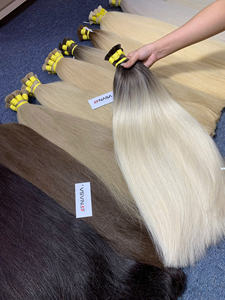 Extensiones de Cabello al Por Mayor, Cabello Natural Ondulado, Colores Ombre, Super Double Drawn, de 18 a 40 Pulgadas, Precio de Fábrica, Cabello Virgen Natural al Por Mayor - Product Image 3