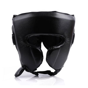 Casco de Boxeo Ajustable y Transpirable para Entrenamiento de Muay Thai, MMA y Karate, Diseño Personalizado, Fabricado en Cuero PU, OEM - Product Image 1