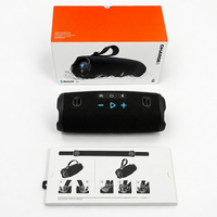 Charge6 Lecteur audio sans fil étanche, son stéréo avec basses puissantes, caisson de basses, robuste, pour les voyages en plein air, le camping, les fêtes, appareil musical