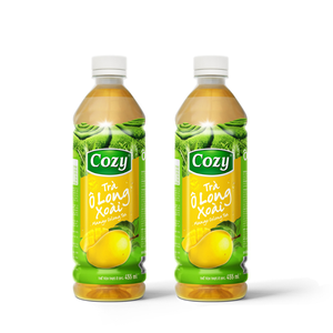 Approvisionnement d'usine en gros mangue Oolong thé boissons saveurs naturelles boisson aux fruits 350ml 455ml bouteilles en PET marque de thé confortable - Product Image 1