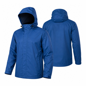 Hot Sales Custom Formal Outdoor <b>Windbreaker</b> Hiking Sportswear Breathable <b>Camping</b> Jacket Waterproof Stand Collar Front Logo - Product Image 2