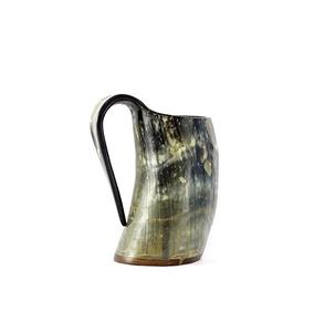 Auténticas Tazas de Cuerno Vikingo con Textura Natural, Construcción Duradera para Cerveza, Hidromiel, Festivales, Fiestas Renacentistas, Coleccionistas y Exhibición - Product Image 1