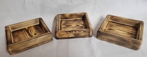 Handmade Oak Wood Square Tray Small Serving Tray & Workspace Desk Organizer Tray By HWC - Product Image 5