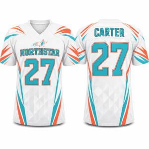 Custom American Football Jersey Wholesale Sublimated Team Uniform Player Number Breathable Sportswear Manufacturer Suppliers OEM - Product Image 6