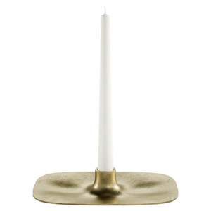 Minimalist Gold Metal Candle Holder Plate Design <b>Decorative</b> Candlestick Modern Home <b>Decor</b> <b>Table</b> Centerpiece Accent - Product Image 1