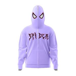 Sweat-shirt à capuche zippé intégral doux et chaud en mélange de coton léger et confortable pour tenues décontractées - Product Image 3