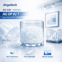 Granulés d'aérogels de silice de qualité optique - AG OP 02 T (0,10-0,30 mm), haute transparence, ultra-légers