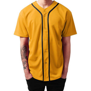 Camiseta de Béisbol Personalizada de Alta Calidad, Talla Grande, Anti-UV, Absorbe la Humedad, Secado Rápido, Transpirable y Reciclable - Product Image 6