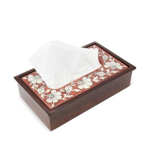 Porte-serviettes en MDF élégant, durable et écologique pour la maison, le café ou la table de restaurant, avec 31 boîtes à mouchoirs élégantes - Product Image 4