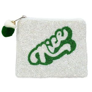 Most Selling Design Beaded Coin Purse Handmade <b>Pouch</b> For Coins Cards And Travel Use Available For Best Price - Product Image 2