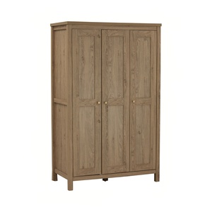 Armario de 3 Puertas de Estilo Minimalista Sofisticado con Puertas Abatibles y 5 Estantes para Interiores Minimalistas, Almacenamiento para Dormitorio - Product Image 4