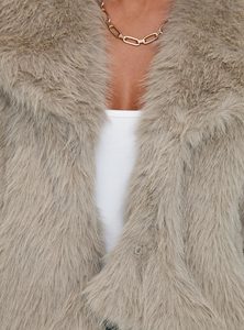 Abrigo de Piel de Zorro Plateado Natural Personalizado de Fábrica para Mujer, Estilo Largo, Abrigos de Piel de Zorro Genuina, Chaqueta de Piel Genuina de Talla Grande para Invierno - Product Image 4