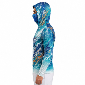 Maillot de pêche respirant à capuche, léger, pour la pêche en plein air, vêtements de sport pour pêcheurs, design personnalisé - Product Image 2