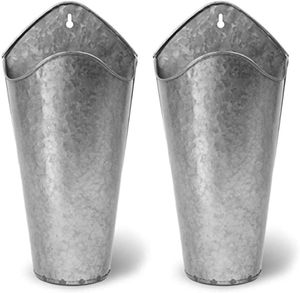 Jardinière en métal classique, en fonte, finition rustique antique, écologique, irrégulière, pour jardin, maison, hôtel, usage au sol, finition personnalisée - Product Image 1