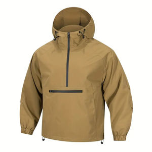 Chaqueta Cortavientos Acolchada con Capucha para Hombre, Impermeable, Resistente al Viento, Transpirable, de Secado Rápido, Anti-UV, Reversible, Servicio OEM, Tela de Lona - Product Image 5