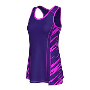 Uniforme de Netball Profesional y Duradero |   Uniforme de Netball Sublimado con Logotipo, Nombre y Número del Equipo |   Poliéster Transpirable - Product Image 3