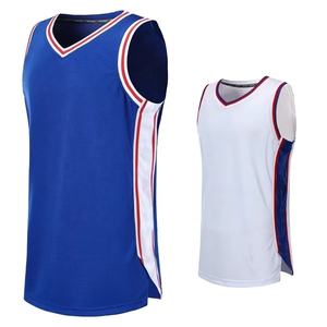 Fabricante de Camisetas de Baloncesto Personalizadas Unisex, Sublimadas, Transpirables, Antibacterianas, Sin Mangas, 100% Poliéster, Ajustables - Product Image 2