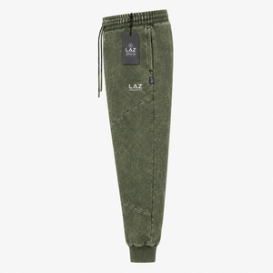Pantalon de survêtement à séchage rapide, nouvelle mode, qualité supérieure, pour homme, délavé à l'acide, décontracté, taille haute, couleur unie, 100% coton respirant - Product Image 3