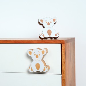 Handmade Modern Acacia Wood Cabinet Koala Natural White Drawer <b>Knobs</b> <b>Dresser</b> Door Handles Cupboard Pulls Nursery <b>Knobs</b> - Product Image 5