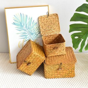 Boîtes de rangement en jonc de mer, directement du fabricant, pour l'organisation de la maison, meilleur prix pour les fêtes d'Halloween. - Product Image 4