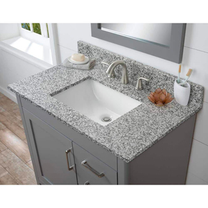 Plan de travail de cuisine moderne en granit blanc du Jilin, épaisseur 30 mm/20 mm, garantie 5 ans - Product Image 4